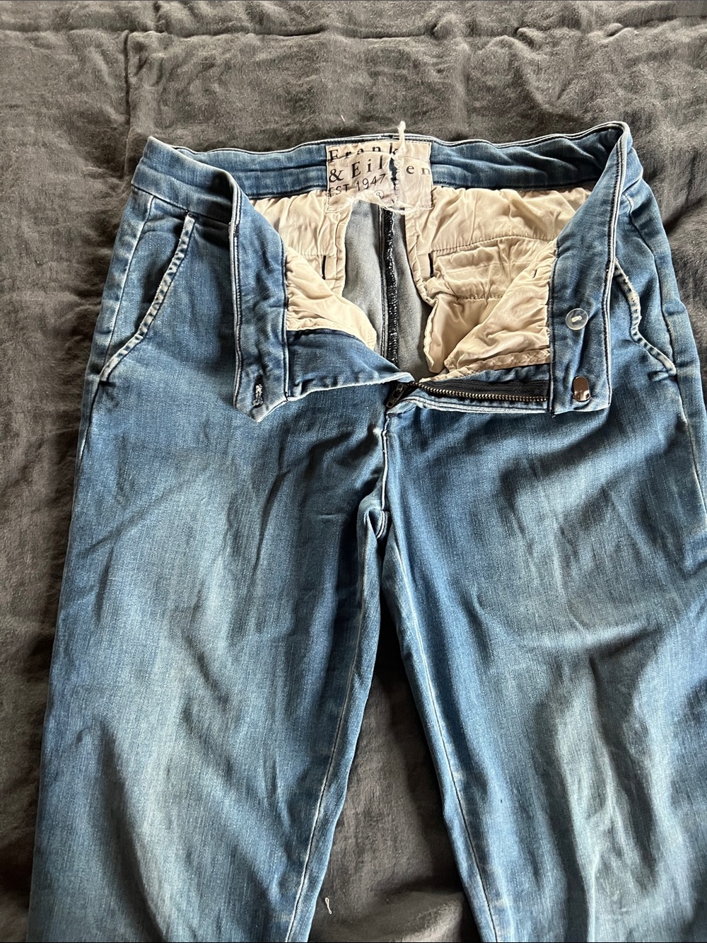 Frank & Eileen Blue Straight-Leg Women’s Jeans